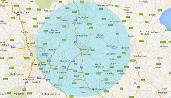 Map of Midlands